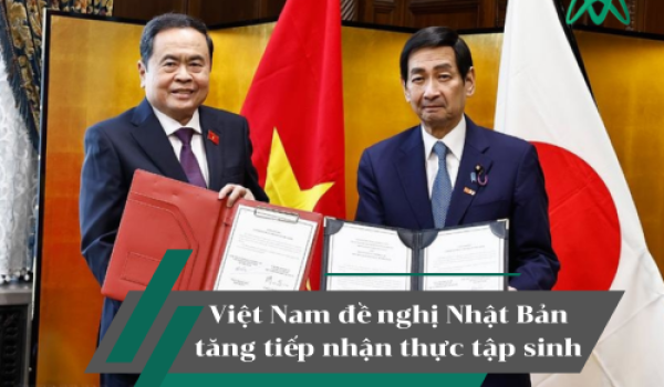 Việt Nam đề nghị Nhật Bản tăng tiếp nhận thực tập sinh